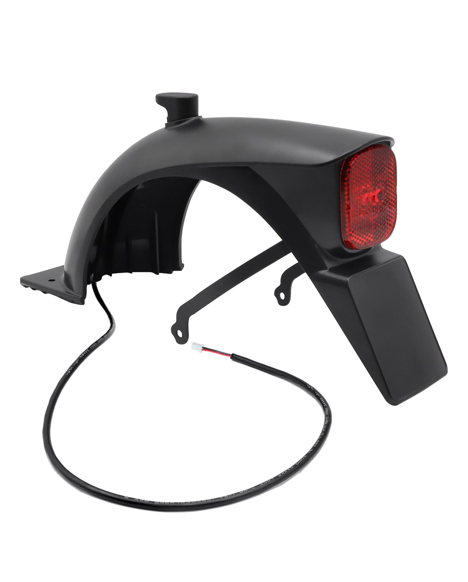 Support Garde-Boue Arrière pour Scooter avec Crochet et Feu Arrière Intégré, Compatible avec Segway Ninebot E2 E2 Plus Kickscooter Support Support Garde-Boue Arrière Accessoires Garde-Boue