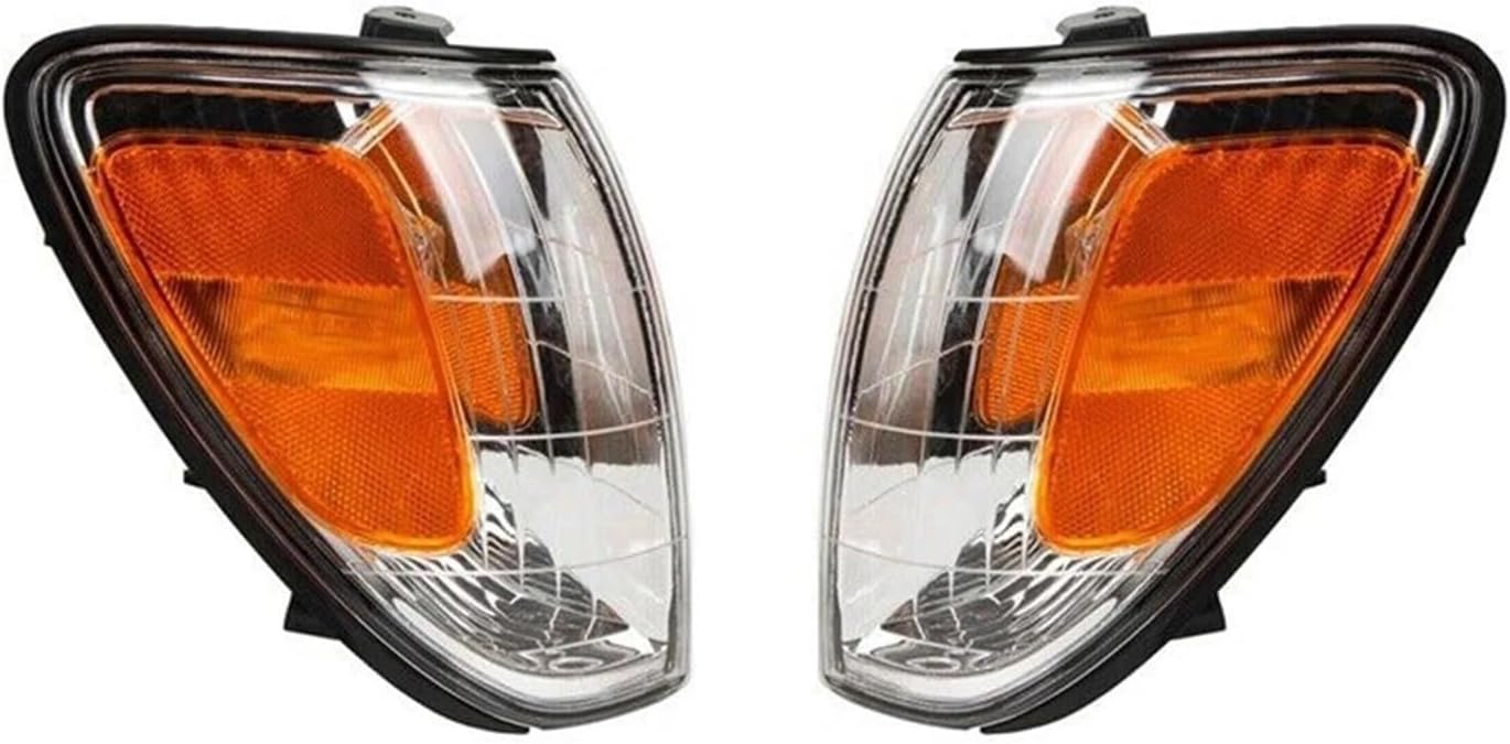 Car Front Corner Light, Turn Signal Lamp, Clear Corner Lights, Compatible with Lexus LX470 1998-2007, Yellow(Right)