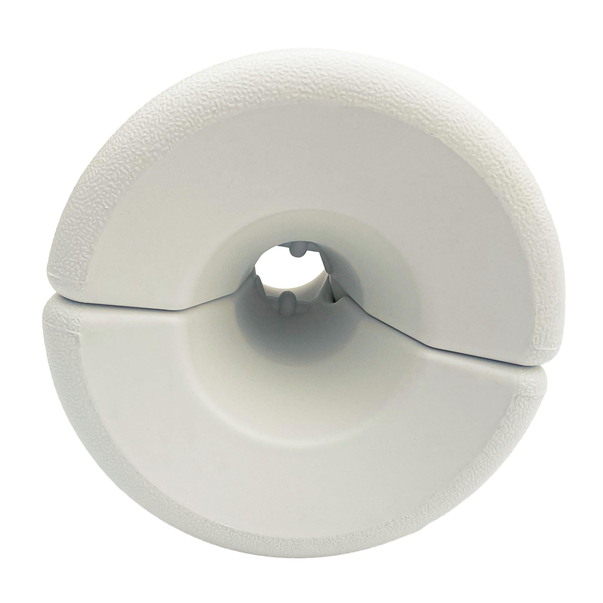 Outsunny Pack de 4 Pesos para Carpas Plegables Soportes Rellenables con 8,7 kg de Agua o 12 kg de Arena Pesos para Cenador con Perillas de Fijación Ø21,5/24x25,5 cm Blanco