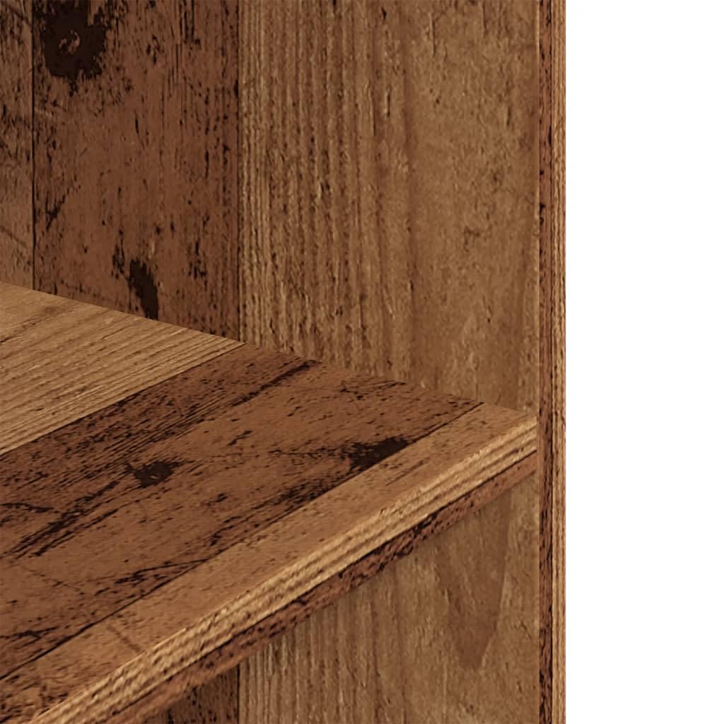 Aquariumständer aus Altholz 36x75x72,5 cm Holzwerkstoff mit Stauraum für Aquarien und Terrarien geeignet stilvolles Möbel für Wohnzimmer Büro Flur