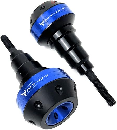 for Yama-&ha MT-07 MT 07 2021 Frame Sliders MT07 Motorcycle Aluminum Crash Falling Protector Frame Slider (Color Blue, Size One Size)