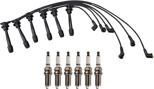 Miniatura 47 de TRQ Kit de bujías de 5 piezas de bujías de iridio compatibles con Chevrolet Aveo 2004-2008 Aveo5 2004-2008