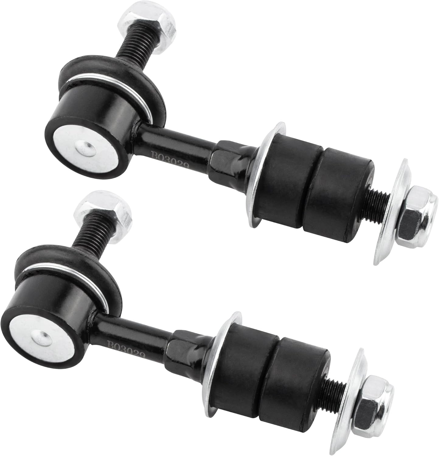 BOXI (Set of 4) K90369 K90370 5553038000 Front + Rear Sway Bar Stabilizer Link Kit Fit 1999-2005 for Hyundai Sonata XG300 XG350 / 2001 2002 2003 2004 2005 2006 for Kia Amanti Magentis Optima