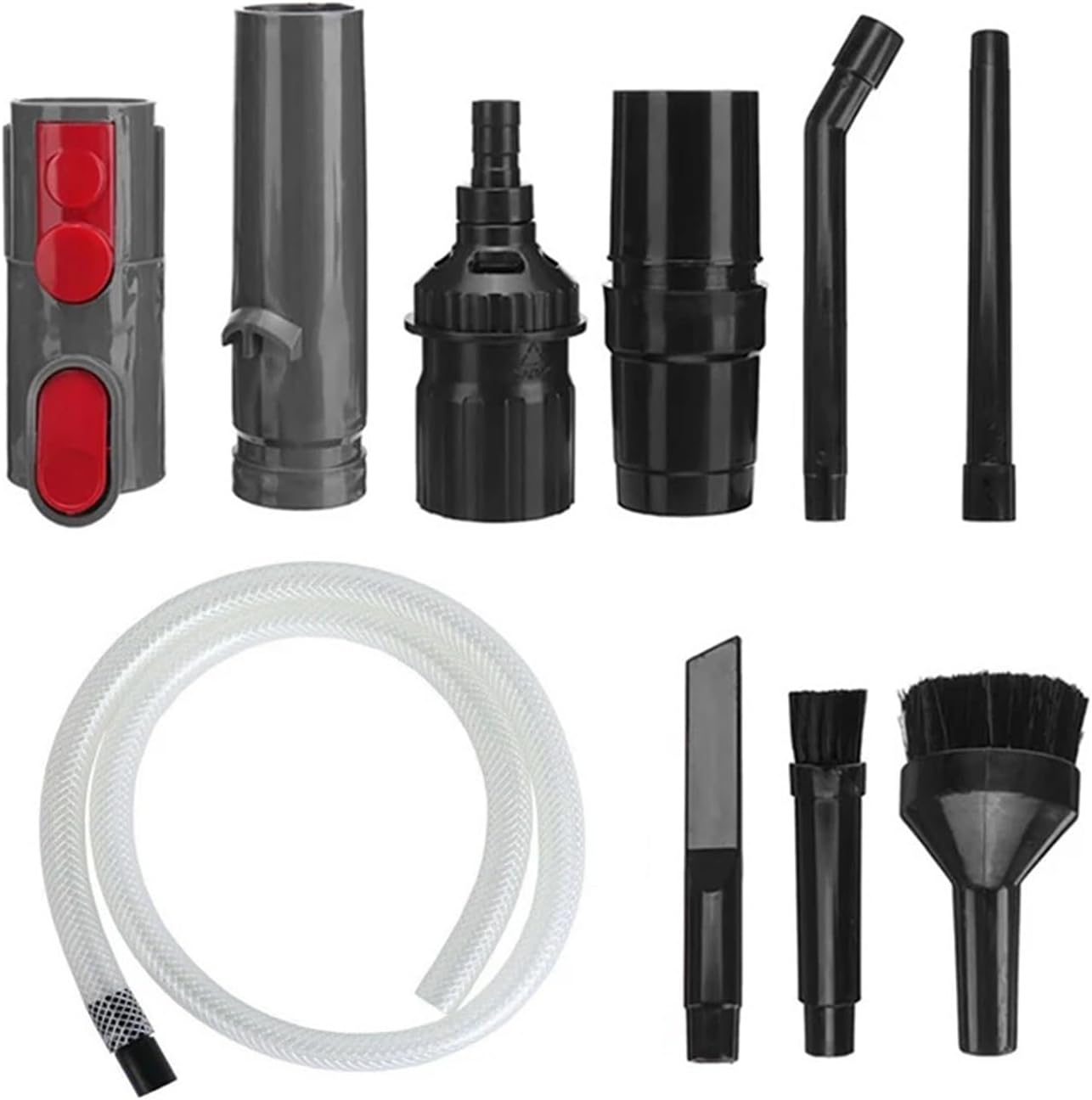 10pcs Micro Vacuum Attachment Kit Keyboard Crevice Cleaning Tool Brush Set Compatible For Dyson Vacuum Cleaner Parts Suction Head Adapter