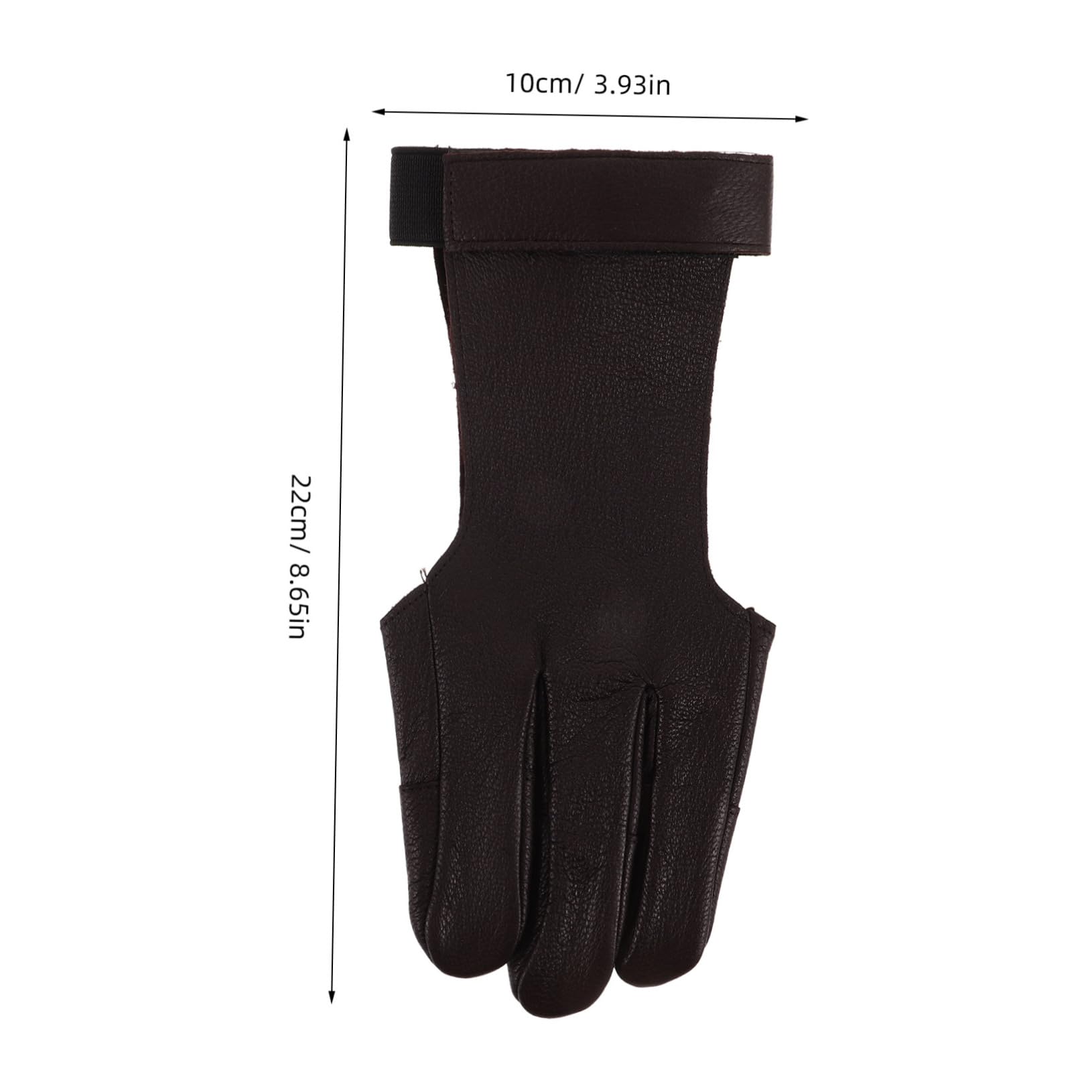Abaodam Glove Men: Three Finger for - Traditional Mediterranean Design - Comfortable for Professional Shooters