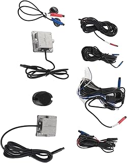 Tbest Blind Spot Detection System High Accuracy LED Buzzer BSD Monitoring Assistant Lane Change Assist for Cars Trucks SUVs Plastic Metal 24GHZ Sensor