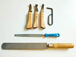 Grosa Casqueamento Cabo Madeira Rinetes Lima Especial