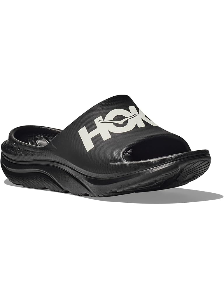 Black Hoka Ora Athletic Slide