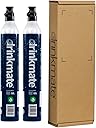 DrinkMate Threaded 60L CO2 Exchange Carbonation Cylinders, Compatible w/SodaStream (Screw-In), Aarke, Ninja Thirsti, 14.5 Oz, Cartridge Gas Canister Refill (Set of 2)