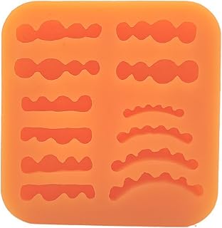Angzhili 1 Piece Dental Wax Molding Mold,Silicone Wax Mold for Wax,Molded Wax Tray (Square)