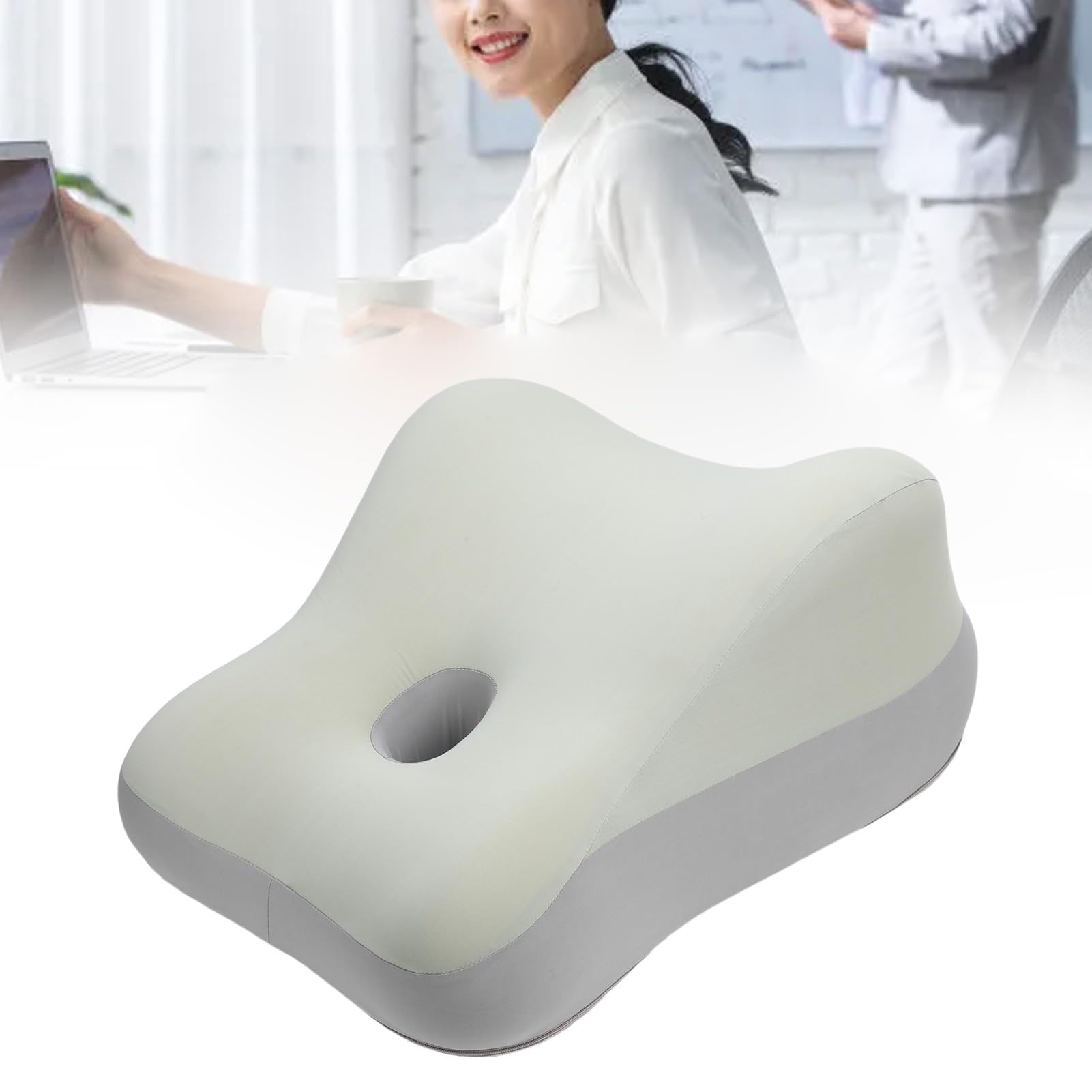 ZJchao Almohada de Algodón de Algodón de Cojín de Cojín para Que Duerme en Reposo en Las Piernas Elevadoras con Soporte para el Cuerpo Multi Posición de Uso (Green)