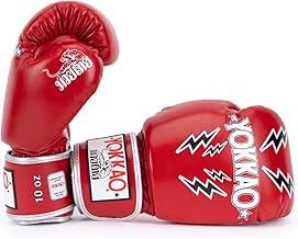 YOKKAO Design Breathable Muay Thai Boxing Glove | Premium Leather Training and Sparring Gloves for Men and Women | Winning Boxing Gloves | Punching Glove