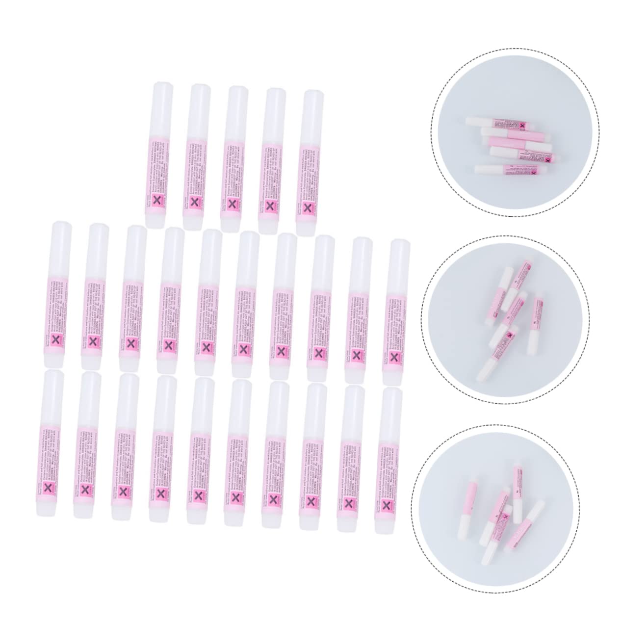 FRCOLOR 75pezzi Colla Per Unghie Acriliche Adesivo Professionale Per Manicure Art Alta Adesione e Asciugatura Rapida Per Unghie False