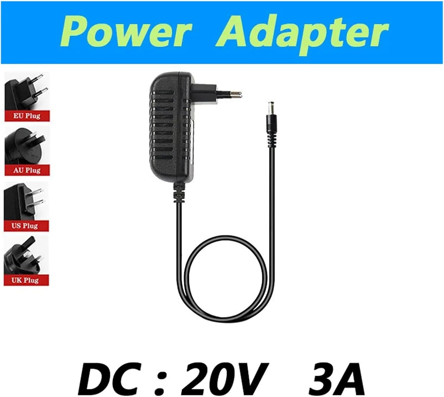 AC100-240V AC to DC 20V 3A Power Adapter DC4.0 * 1.7mm(AU Plug)