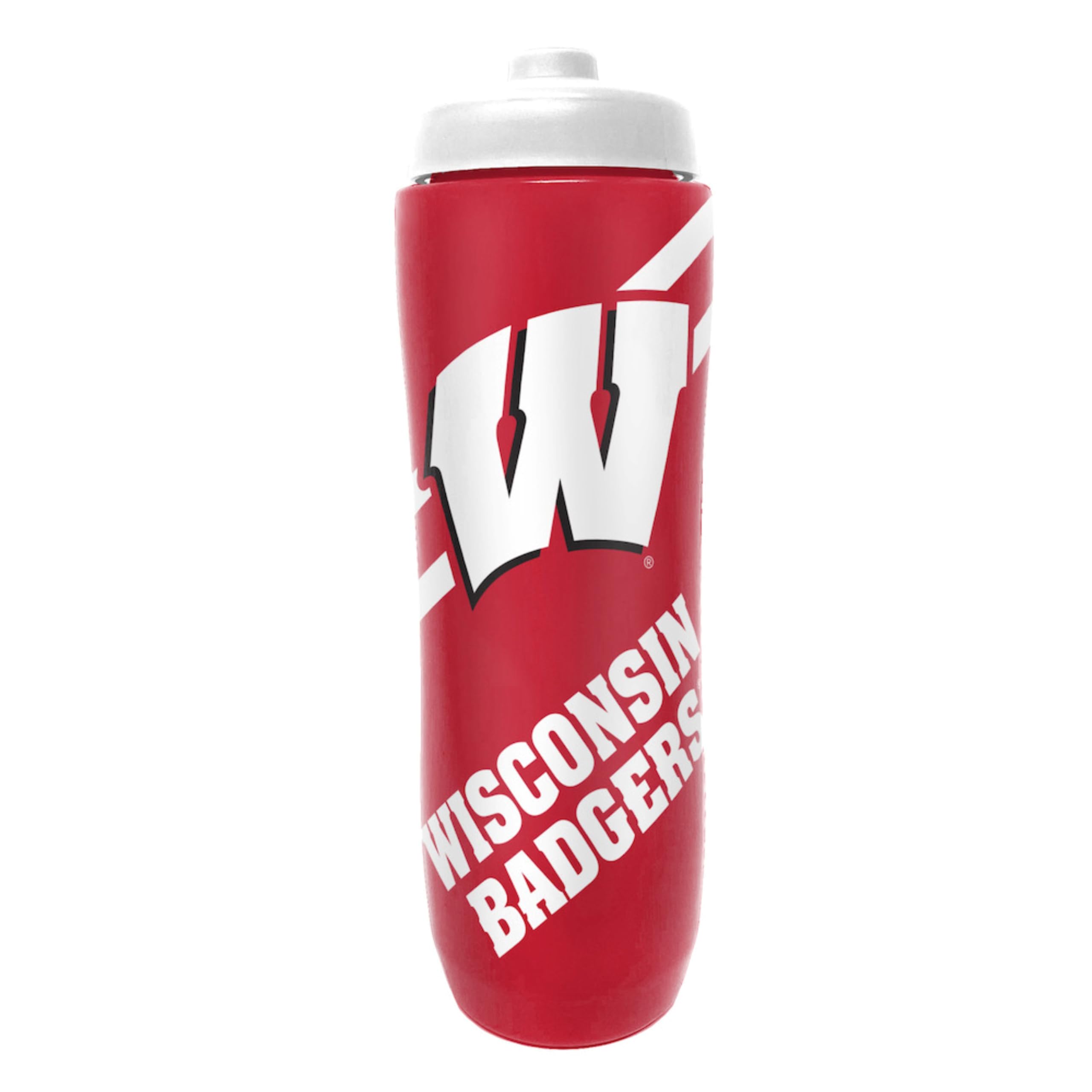 Party Animal NCAA Squeeze Bottle, 32 oz, Wisconsin Badgers