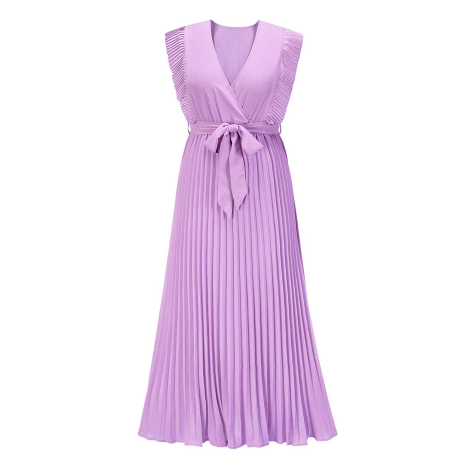 Abito Lungo/Corto/Midi da Donna con Scollo Quadrato/Scollo a V, Abiti Prendisole per Feste e Vacanze Abitini Estivi Donna Traspirante e Fresco