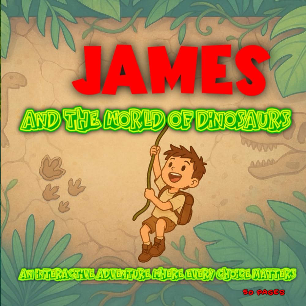 James and the World of Dinosaurs: The adventure where YOU choose the ending!