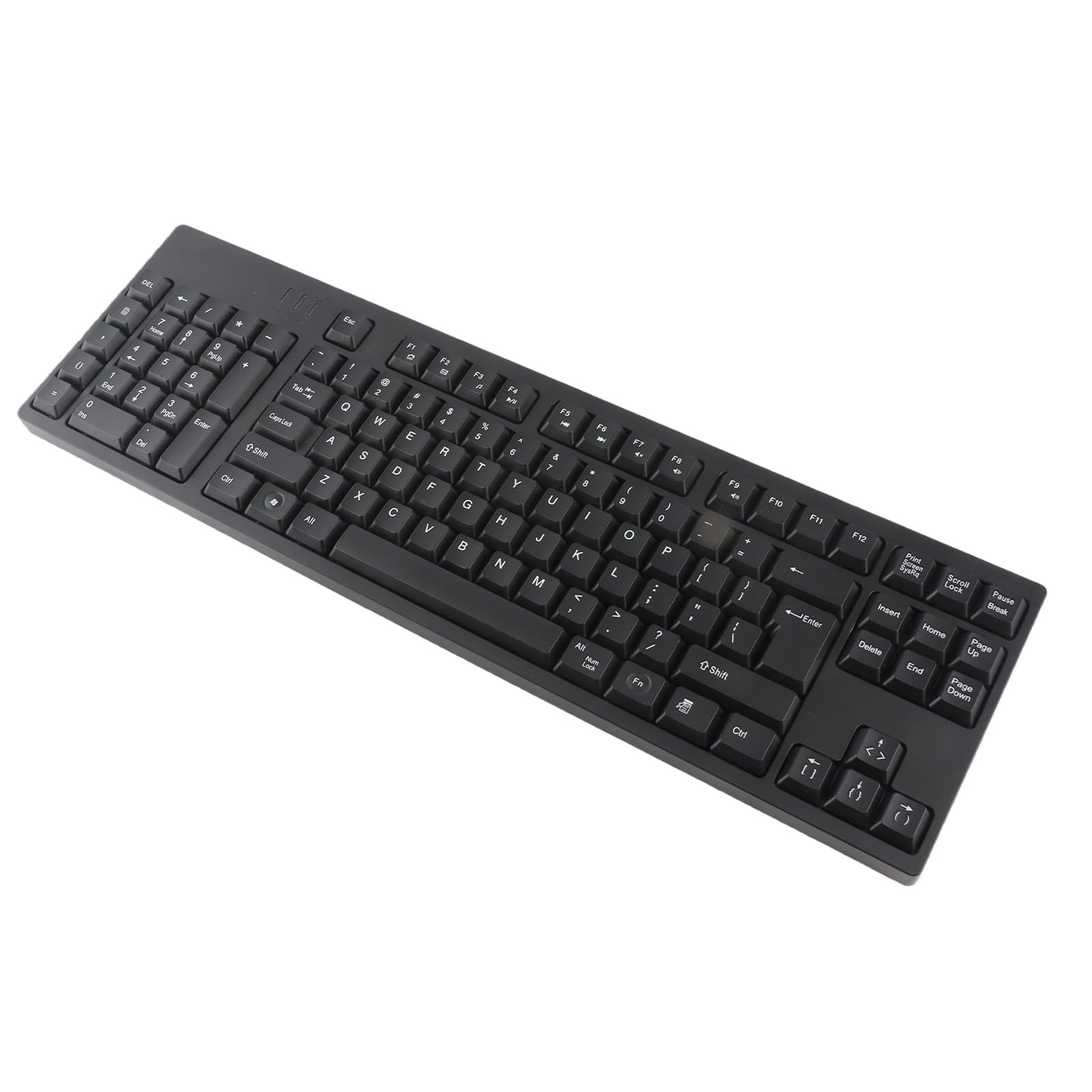 Annadue Teclado para Zurdos 109 Teclas Tipo C Diseño Ergonómico Teclado de Oficina Plug and Play para Diseñador de Contabilidad Empresarial, en Inglés con Diseño de EE. UU.