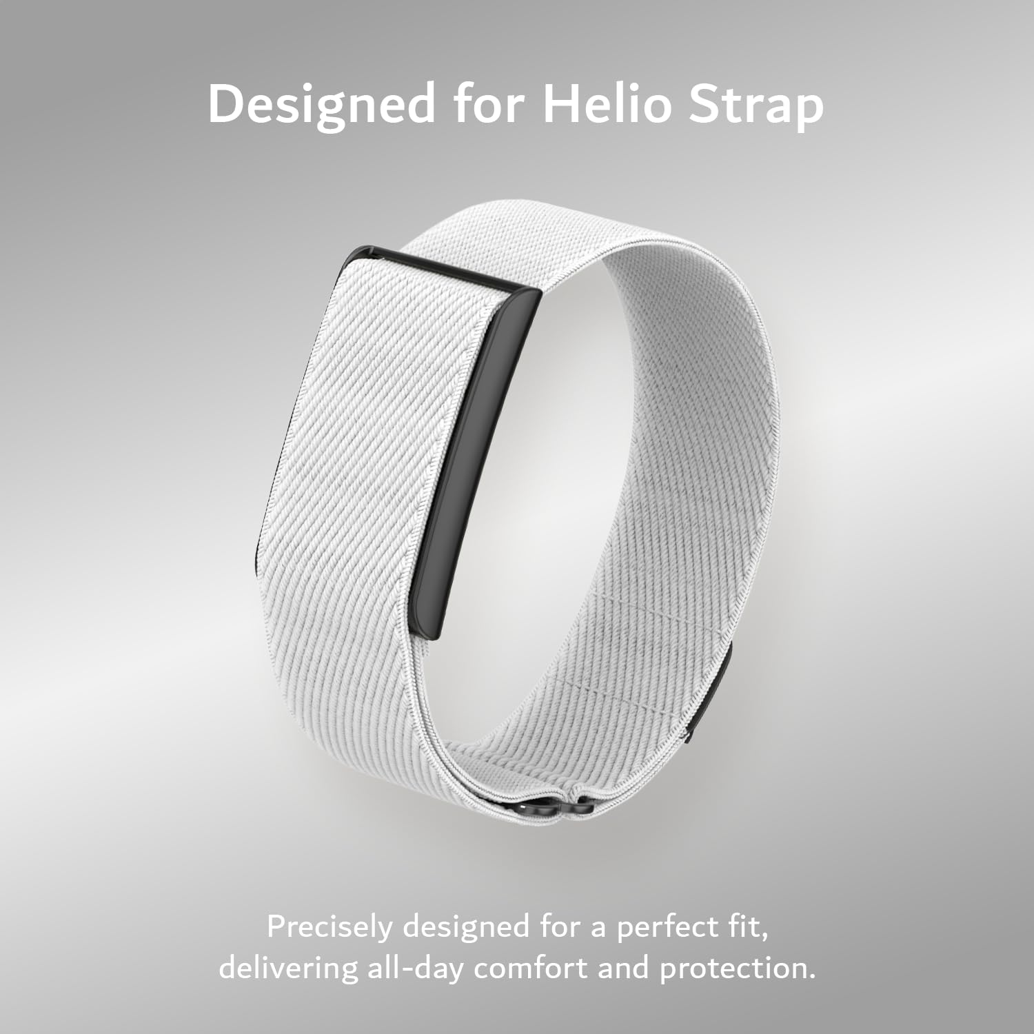 TUDIA Biceps i opaska na nadgarstek 2 w 1, kompatybilna z paskiem Amazfit Helio, tylko etui i opaska, wytrzymała ochrona z regulowanym i rozciągliwym paskiem na ramię / nadgarstek