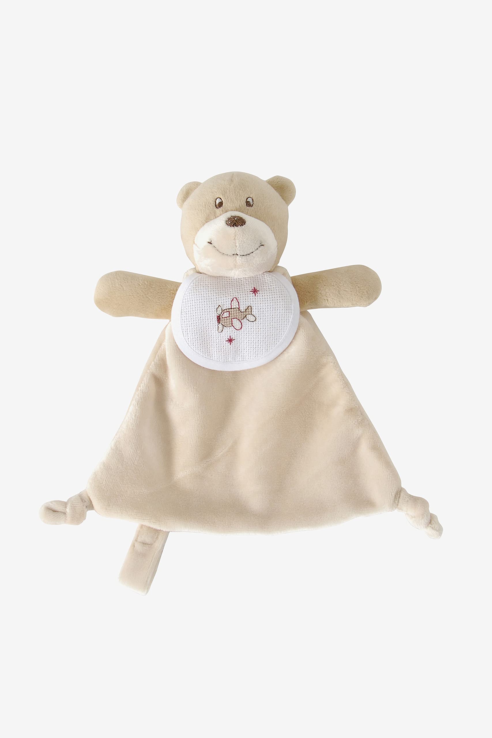 DMC - Peluche orso teddy - Ricamo a punto croce | Da personalizzare con nome, motivi, data di nascita - Idea regalo