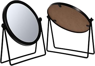 Ipetboom Elegante espejo giratorio para tocad...