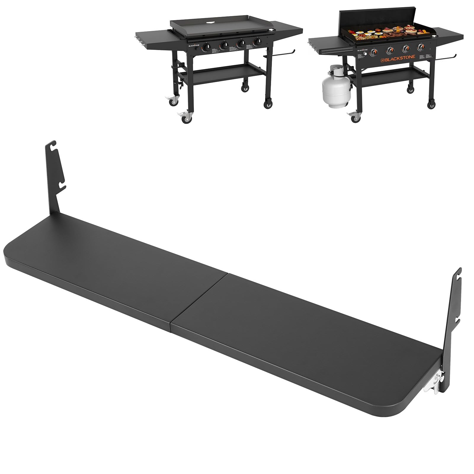 Utheer Front Shelf for Blackstone 36 Inch Griddle, Folding BBQ Prep Table