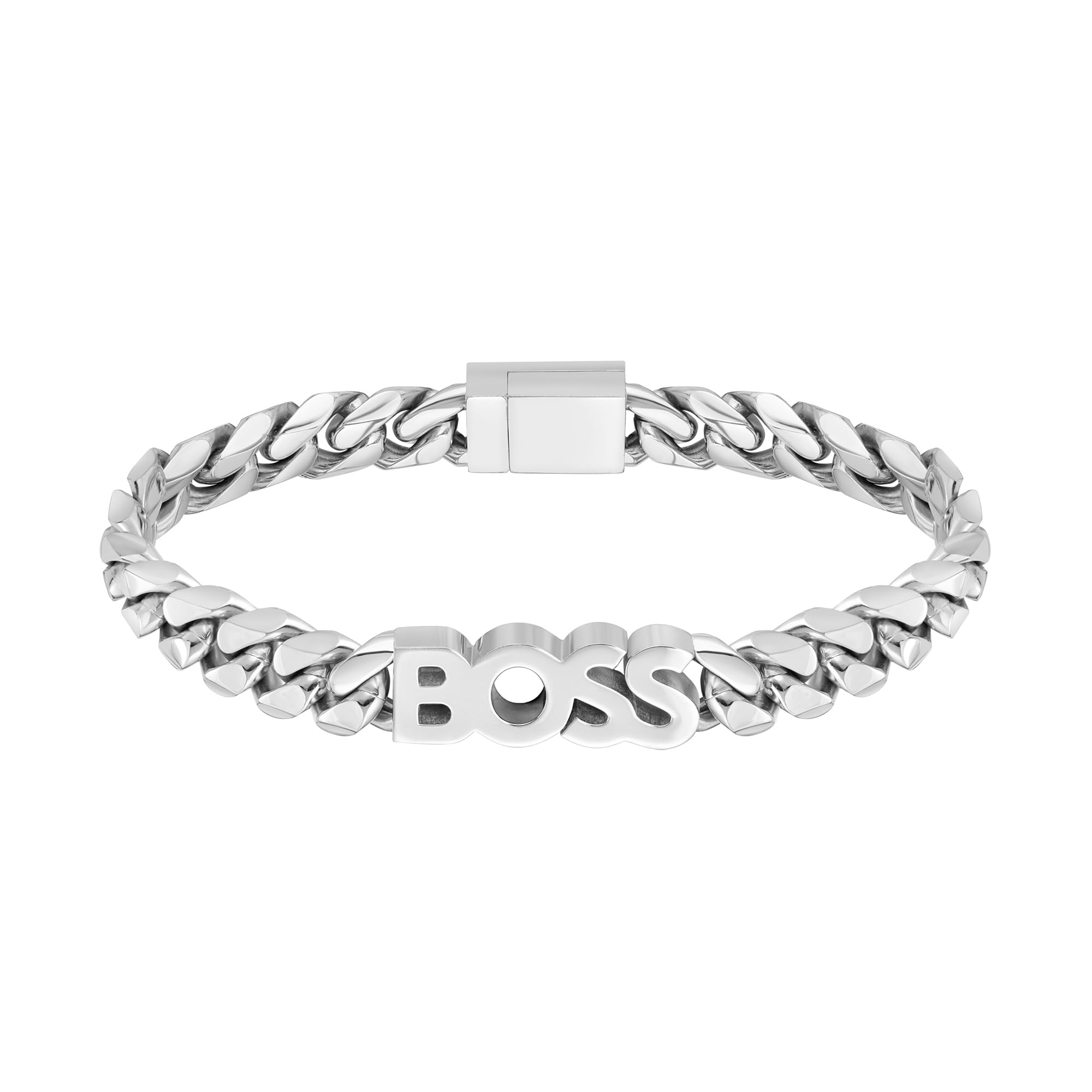Boss Men's Silver Kassy Brace Chain Bracelet, Sports Direct