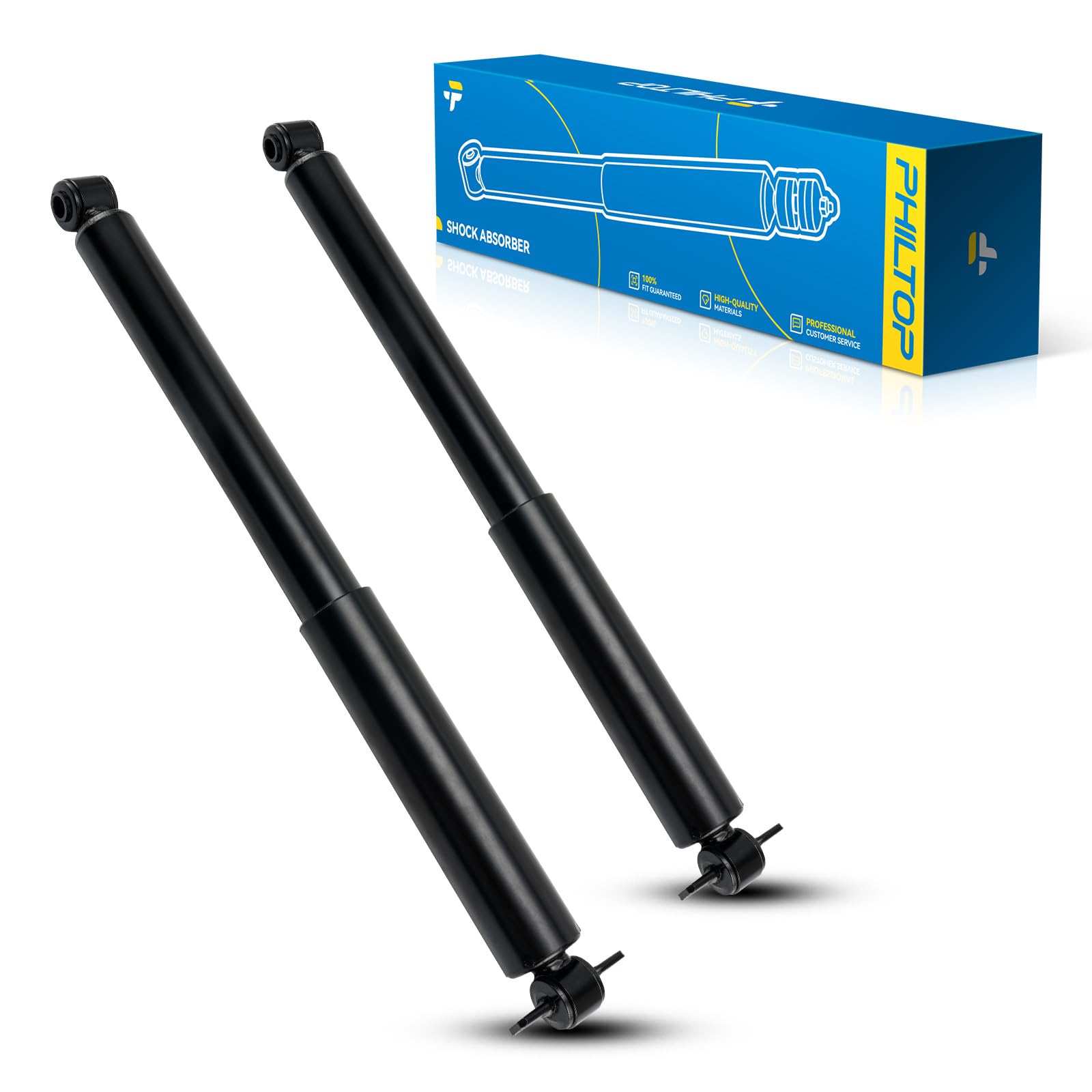 PHILTOP Complete Struts Shocks Assembly for Blazer,Bravada,S10,2pcs Rear
