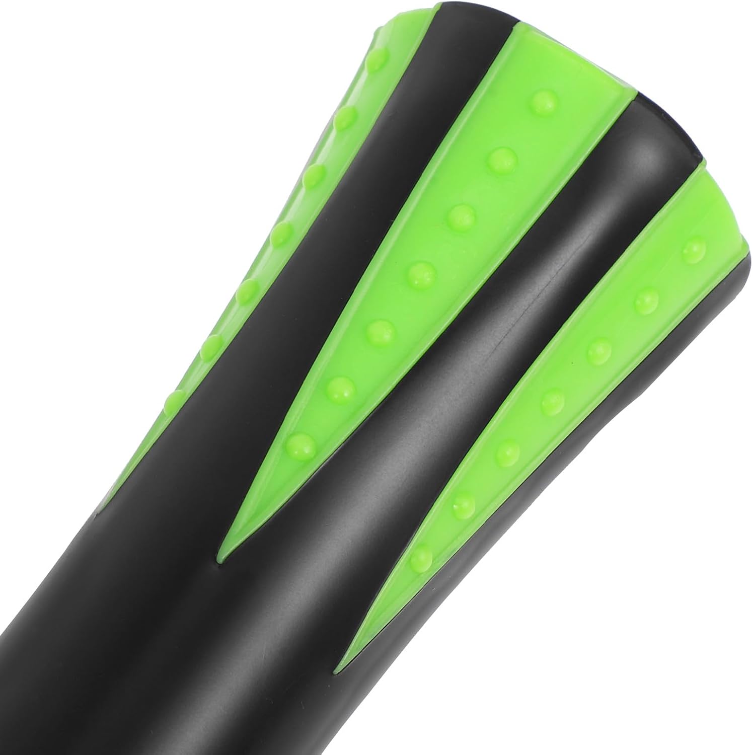 Ciieeo Muscle Roller Stick Black and Black-Green Manual Massage Tool for Muscle Soreness Relief for Athletes and Fitness Enthusiasts Portable Body Massage Aid for Legs and Hips