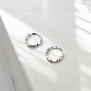 Amazon.com: SERENITY SLEEPERS 925 Sterling Silver Seamless Sleeper