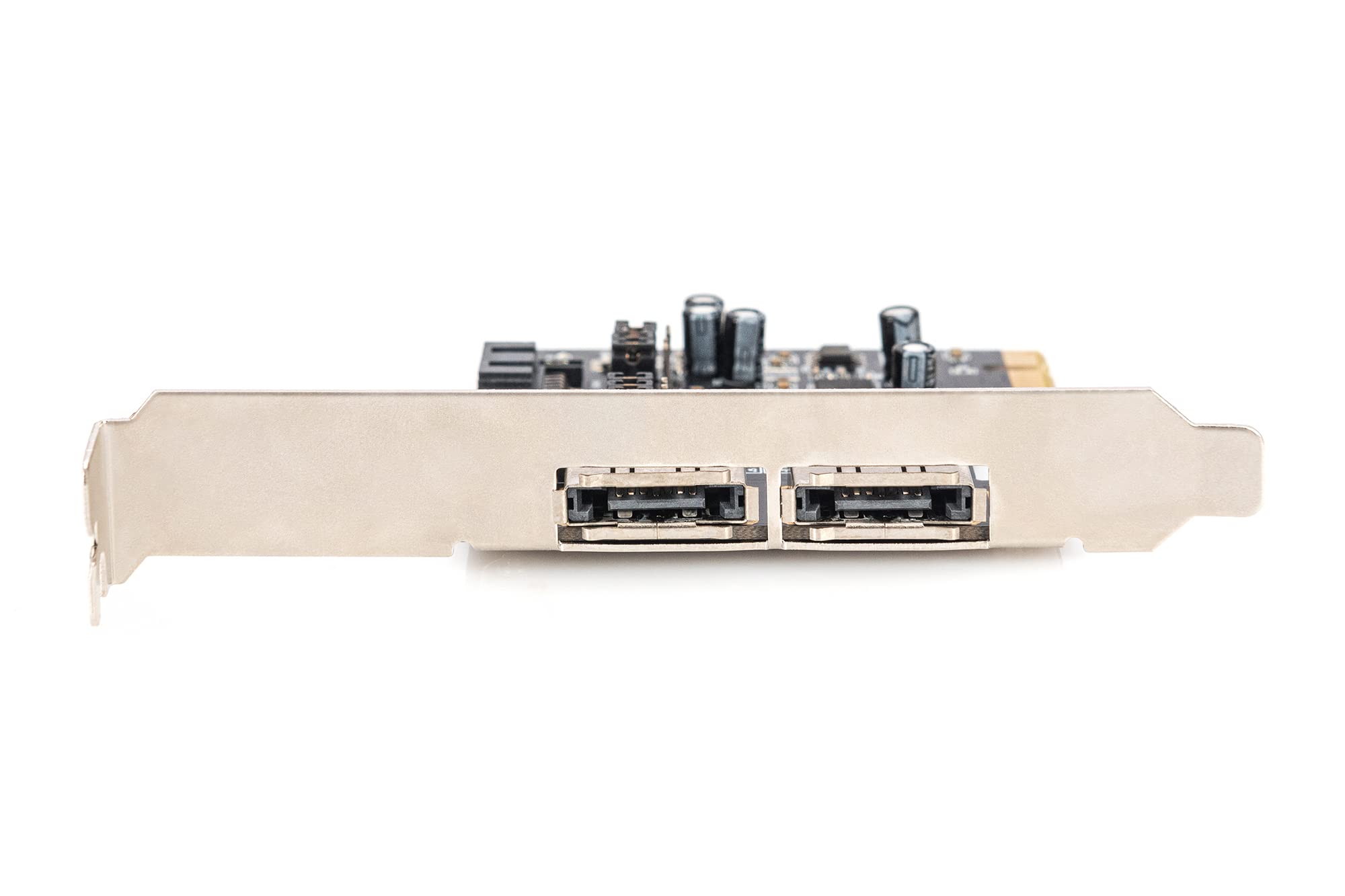DIGITUS SATAIII PCIe karta rozszerzeń - 2x wewnętrzne porty SATA - 2x zewnętrzne porty eSATA - 6 Gbit/s - dla dysków SSD, HDD lub napędów optycznych
