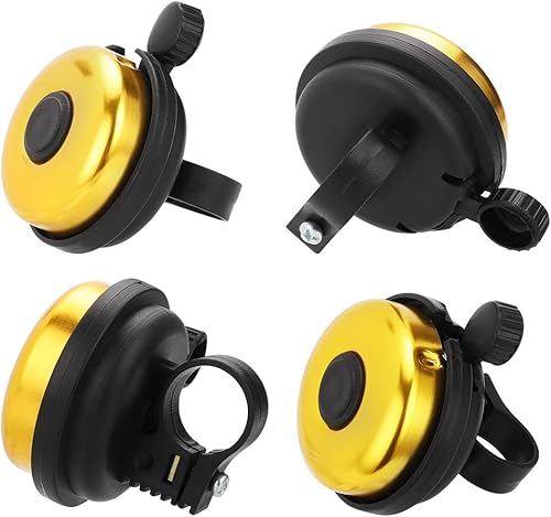 Vista 85 de Accmor Campana de bicicleta clásica, campana de bicicleta de aluminio, sonido nítido y claro para bicicleta para adultos y niños Uso de la mano