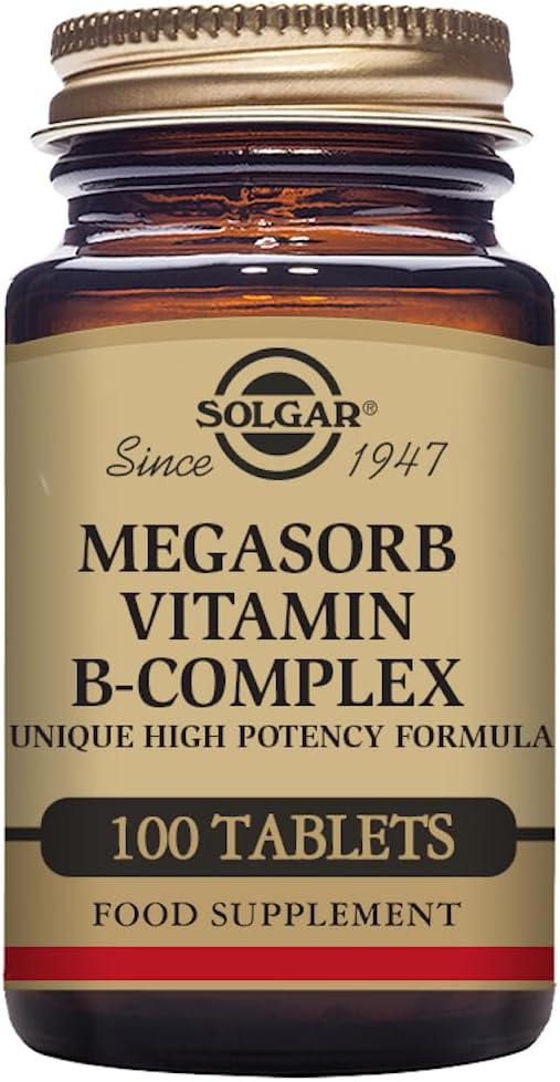 Solgar – Megasorb B-Complex “50”, 100 Tablets