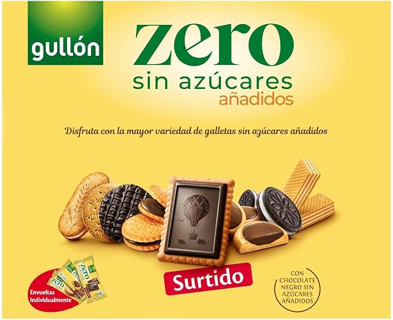 Gullon Sugar Free Chocolate Assortment | Pack of 3 x 319g