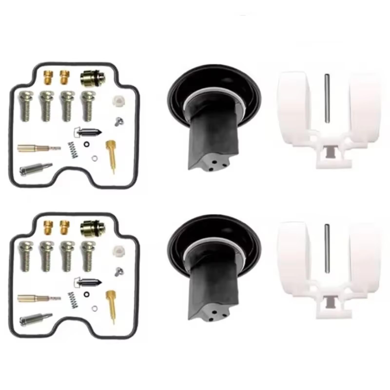 Kit Reparación Carburador Kit Reconstrucción Carburador Motocicleta para Suzuki GS500 GS-E 500 GS 500 GSE500 2001-2011 Junta Diafragma Émbolo Flotante | Set 2