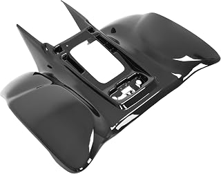 Black Plastic Rear Fender Kit Compatible with Honda TRX 400EX 1999-2007
