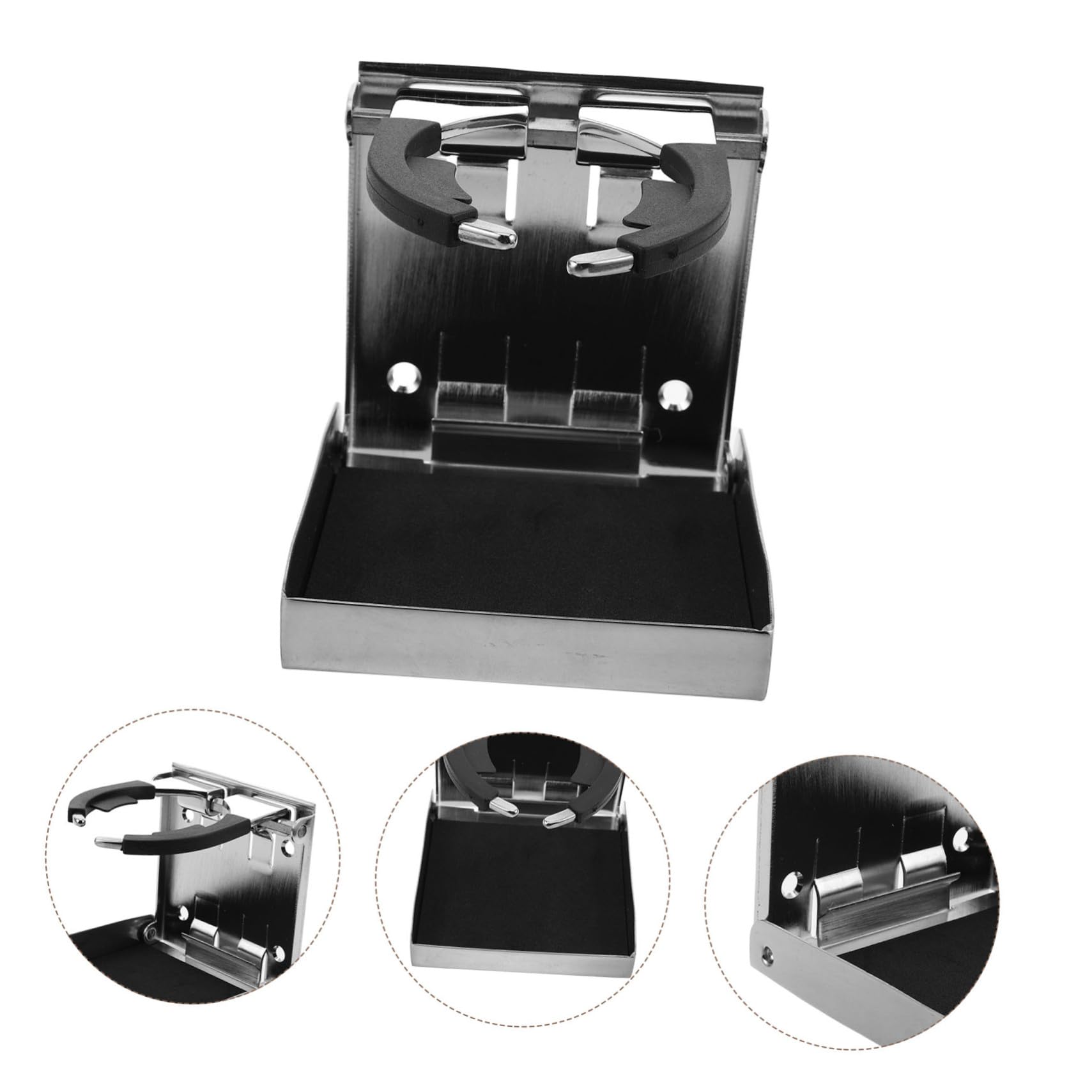VICASKY Porte-gobelet Pliable et Réglable pour Tasses et Bouteilles pour Camping-Cars Bateaux et Caravanes avec Installation Facile