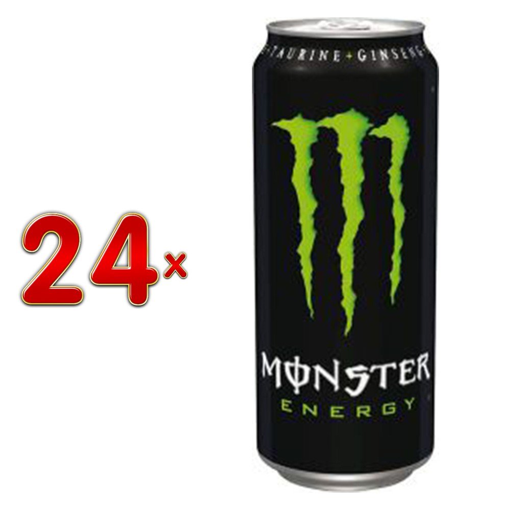 Monster Energy Drink, 16 Fl Oz (Pack of 24)