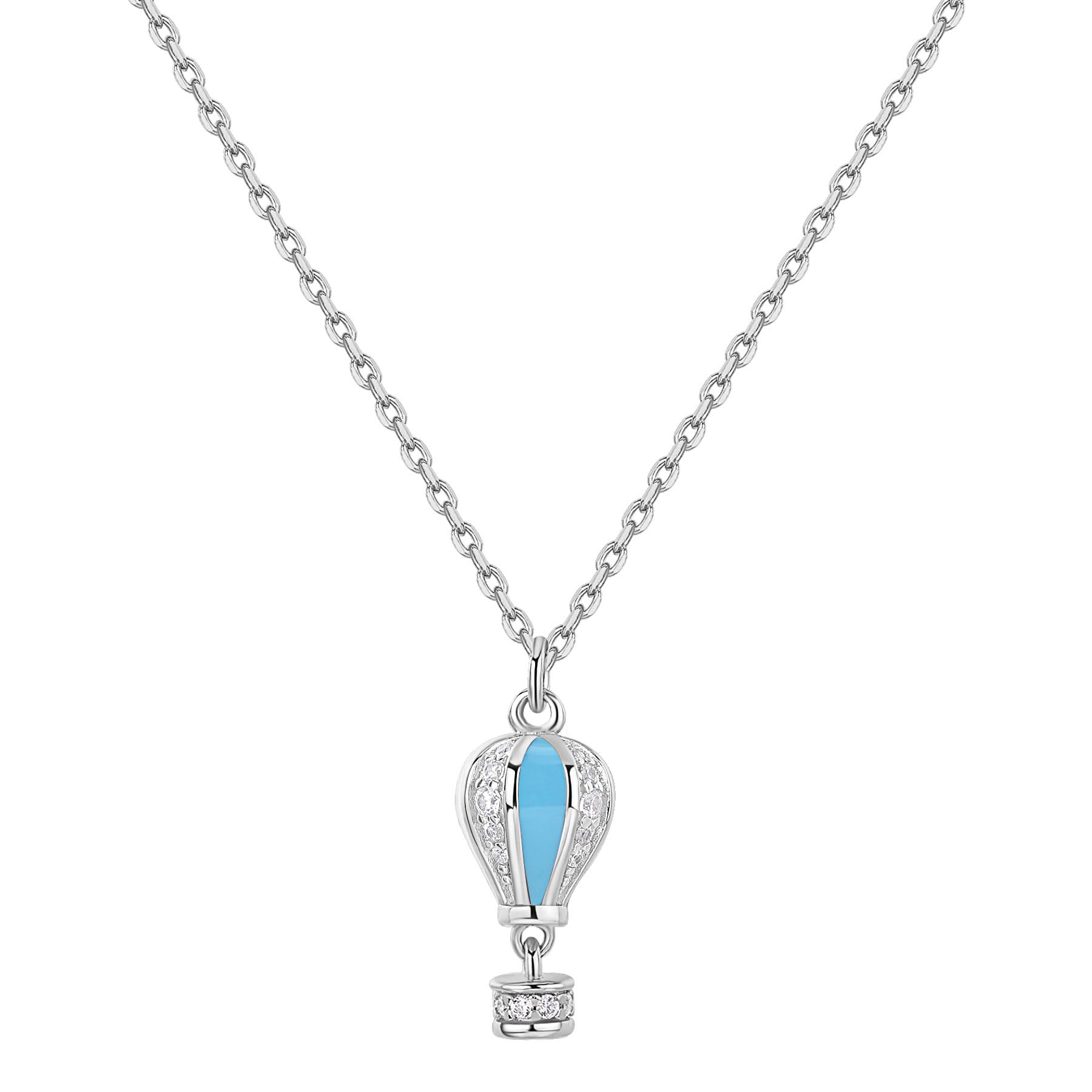 Rosato Collana Donna In Argento Sterling Con Simbolo Mongolfiera | Collezione Aria - RZAR03