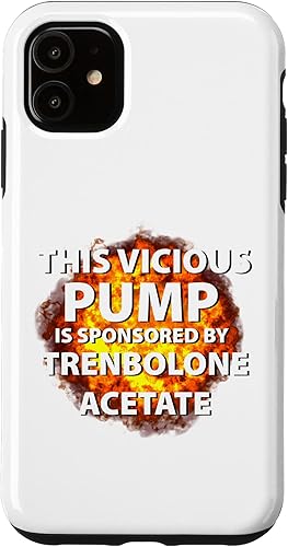 La bomba viciosa divertida del iPhone 11 está patrocinada por el caso del acetato de Tren trembolona