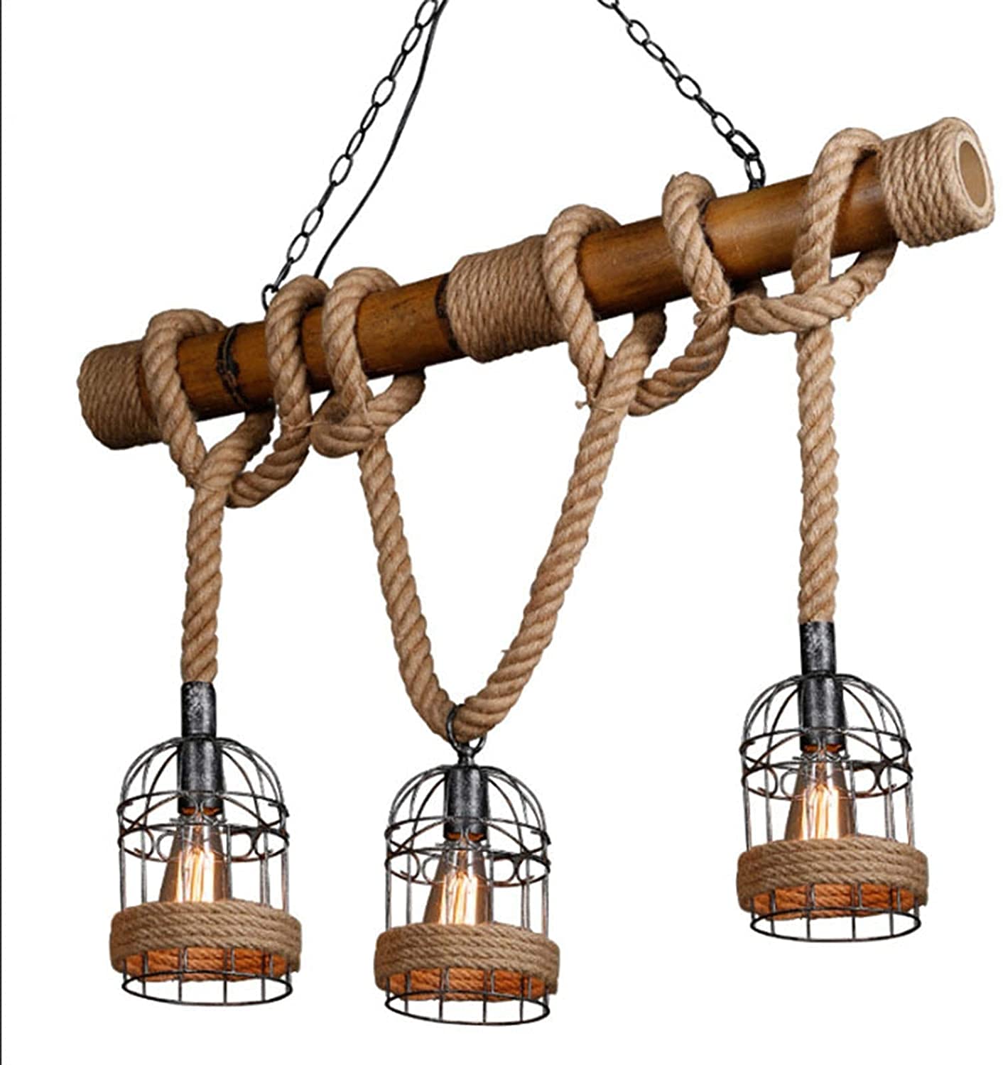 Lampe nostalgique en chanvre materiaux durables et finition soignee