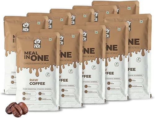 Health Nut Meal en un paquete disueltable de 10 batidos de reemplazo de comidas saludables con alto contenido de proteínas con suero bajo en