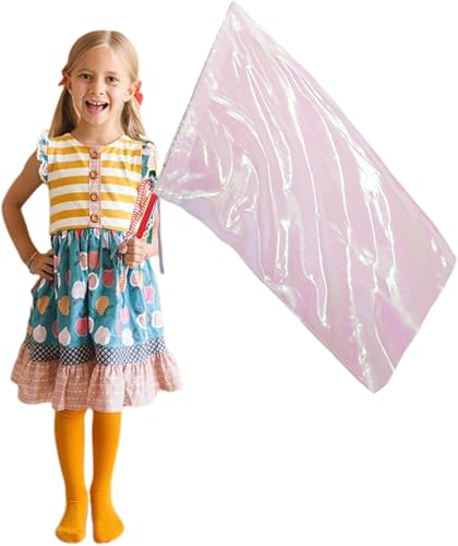 Miniatura 6 de Banderas de adoración con varillas escalables para niños, banderas de tela de poliéster rectangulares suaves de 36 pulgadas para actuaciones de