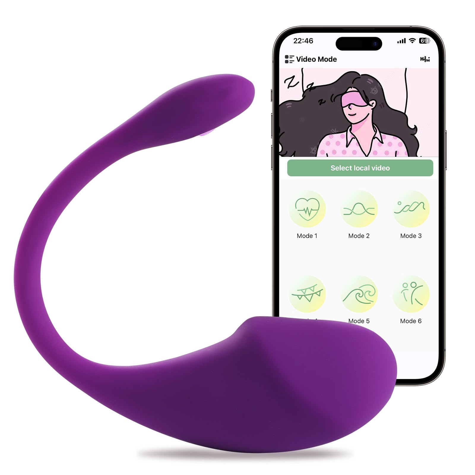 Amazon.com: KSWZTQQ Adult Sex Toys APP Remote Control Vibrator, G Spot  Wearable Panty Vibrator with 9 Powerful Vibrations for Women, Couples  (Purple) : Health & Household