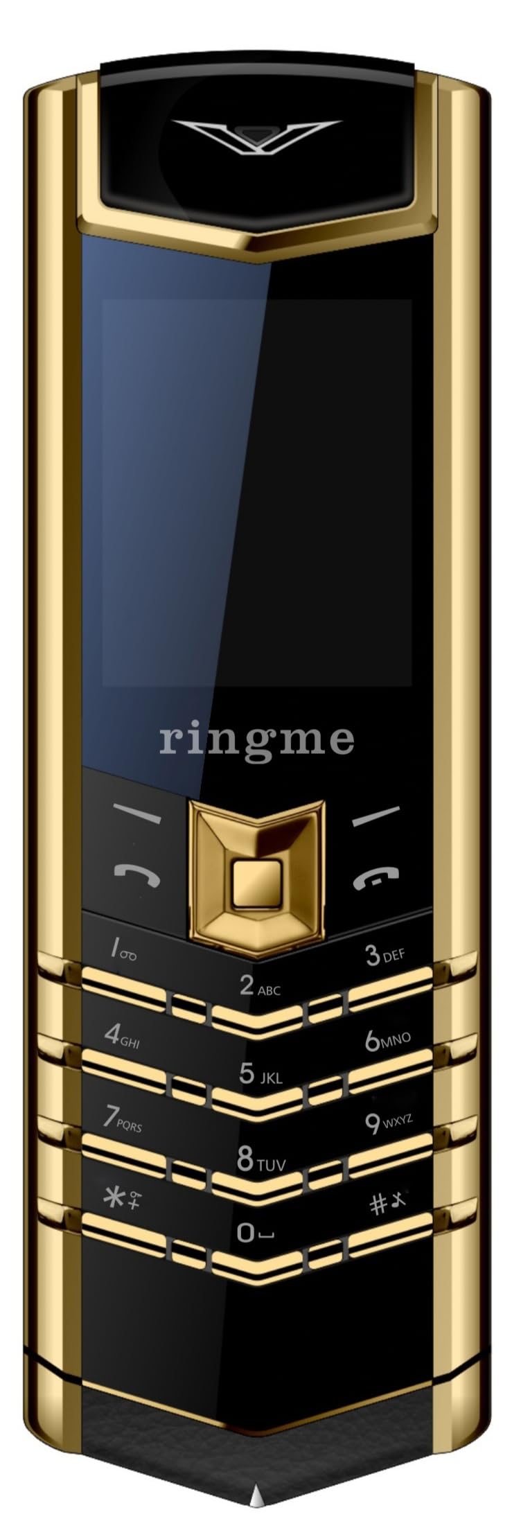 Snexian Ringme Latest Royal V2 Premium Dual Sim |Keypad Mobile| with 1.8" Display |Metal Body|Unique Design|BT Dialer| Call Recording|Long Lasting Battery|FM|Camera|Feature Phone| Black+Gold-image-27