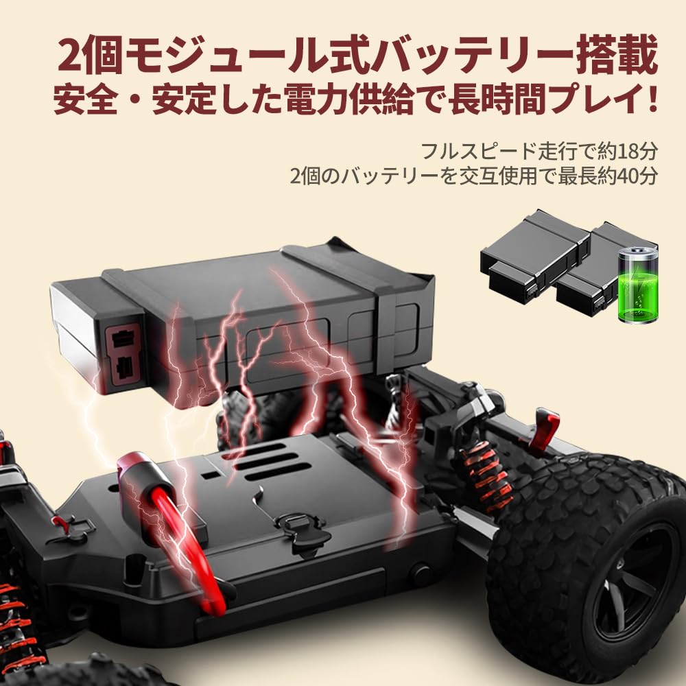 Amazon.co.jp: ZAVEN ラジコン ブラシレスモーター 高速 40km/h 速い