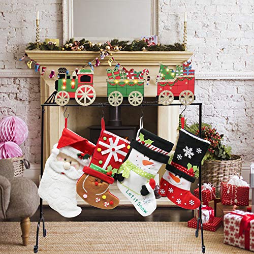 FORUP Christmas Stocking Holder Stand Hangers (Christmas Train) - Thumbnail 7