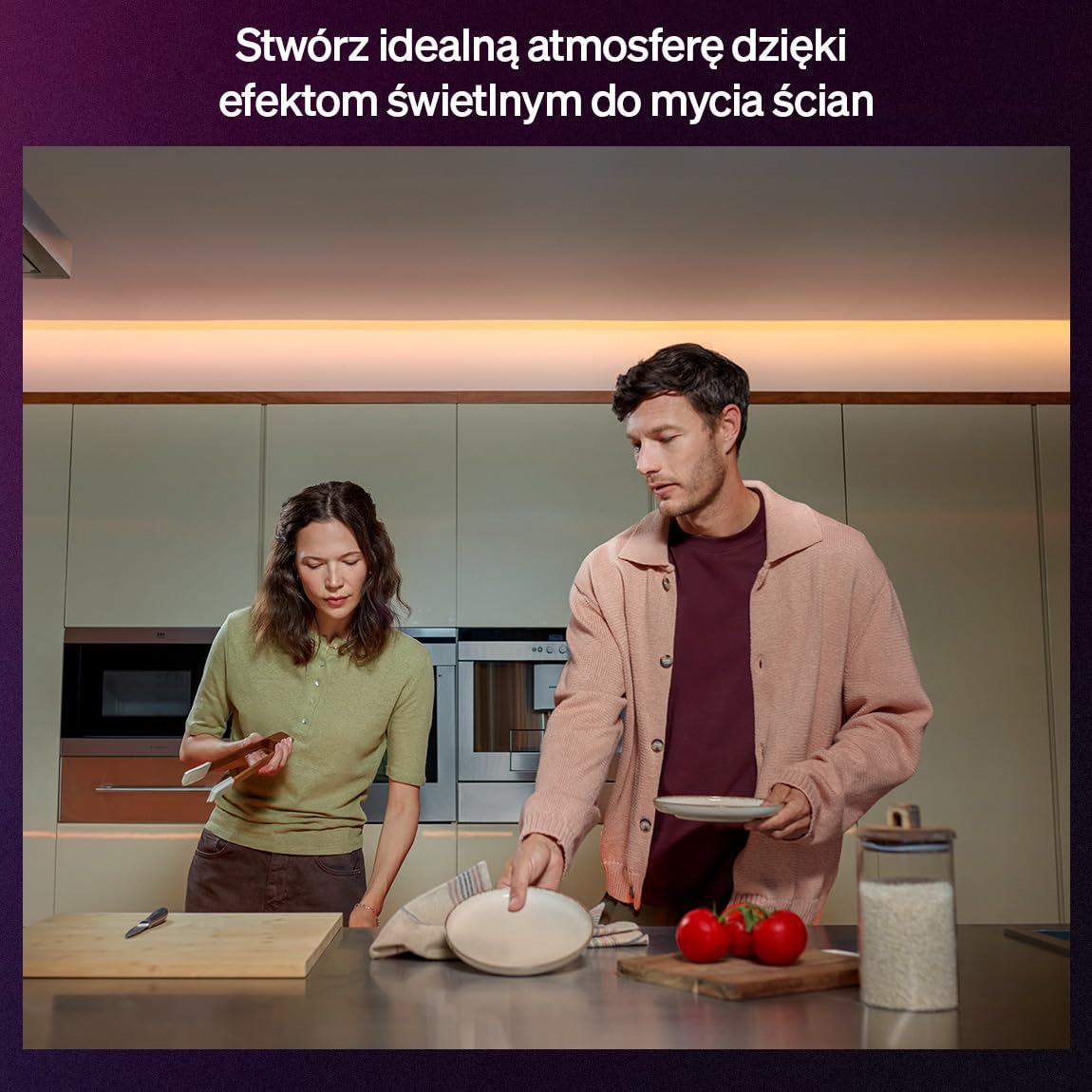 Philips Hue Flux ultra-bright 5 m LED, 4800 lm, żywe kolory i atmosfera, Chromasync™, przycinanie i przedłużanie, sterowanie aplikacją i głosem, do wnętrz i na zewnątrz