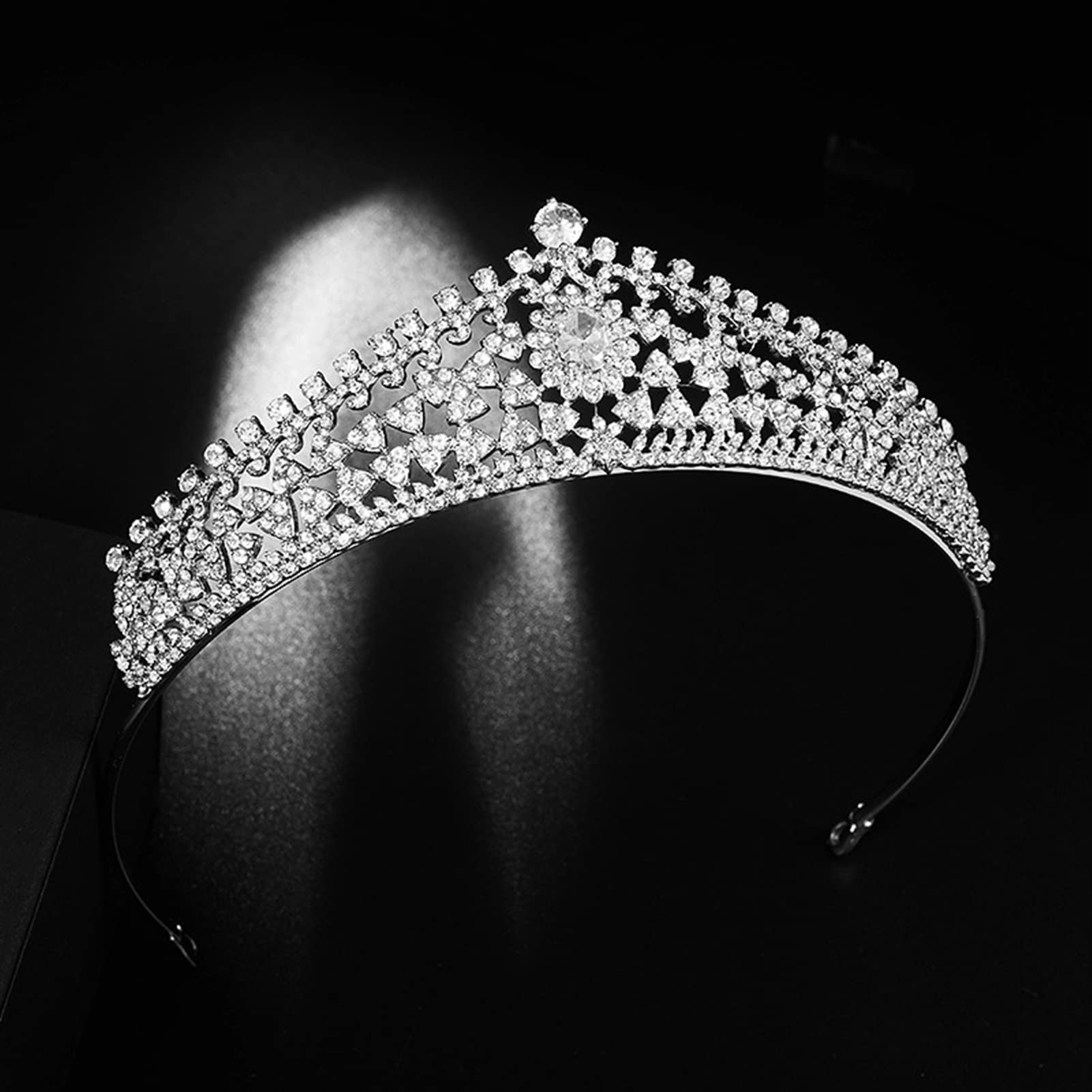 Tocados de Boda Crown Crystal Bridal Wedding Tiara y Crown Bodas Accesorio for el Cabello Decoración Tocado Novia