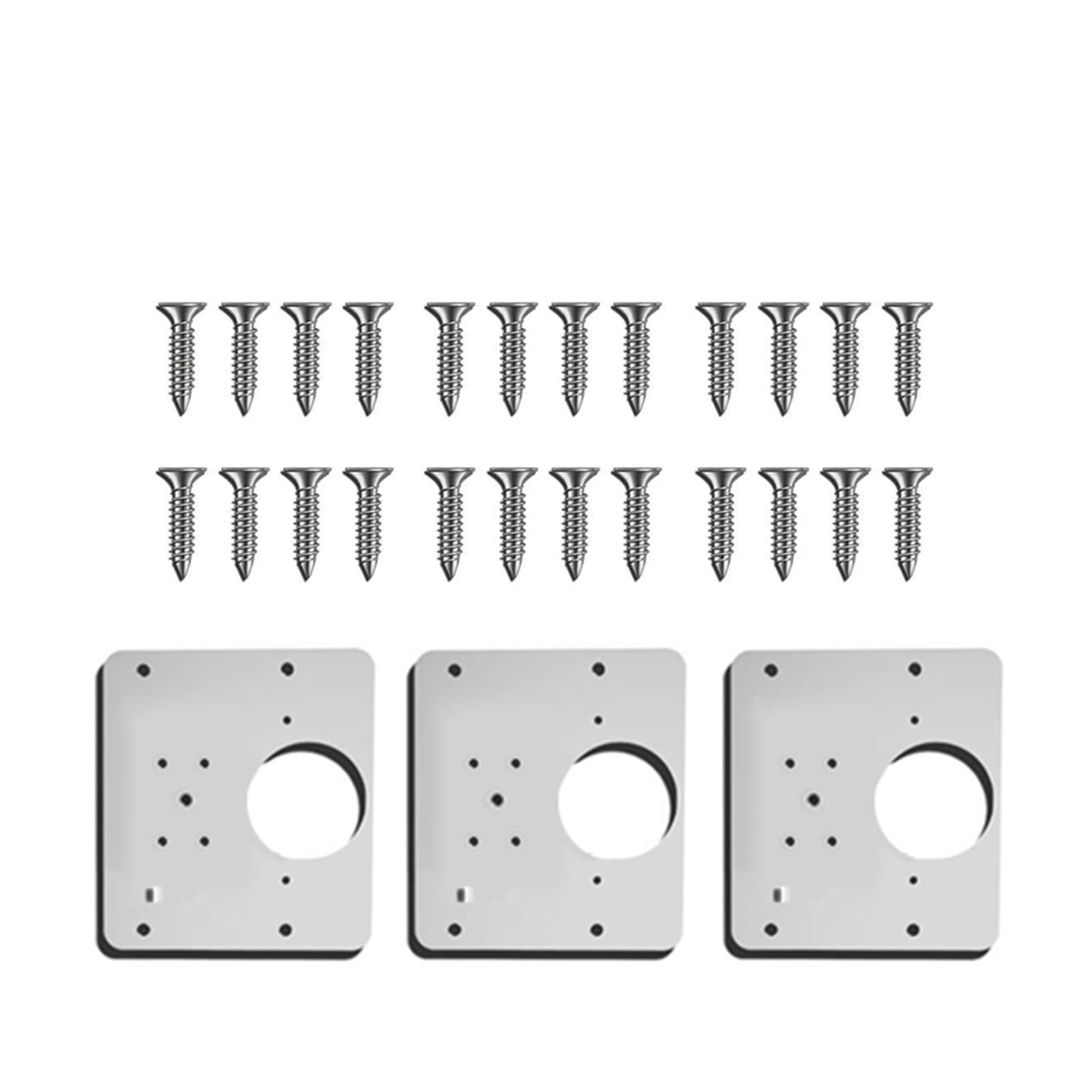 Charnière de porte plaque de réparation en acier inoxydable pour meuble